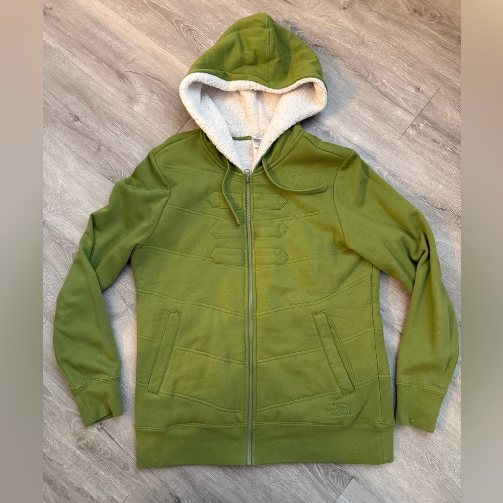 North Face Women's Sherpa Shearling
Lined Zip Up Jacket